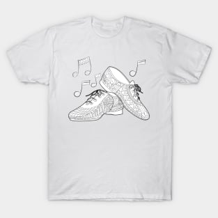 Doodled Jazz Shoes T-Shirt